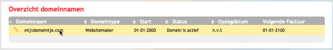 Icoon downgraden naar hosting pakket
